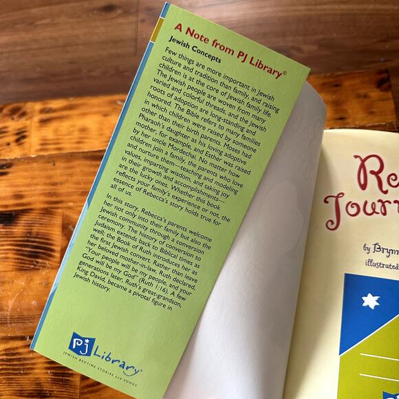 PJ Library Rebecca's Journey Home Jewish Paperback Book - Picture 2 of 10